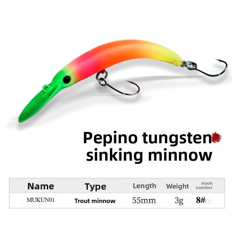 MUKUN 1PCS Mini Minnow Wobbler - Fishing Lure Popper のレビューと価格