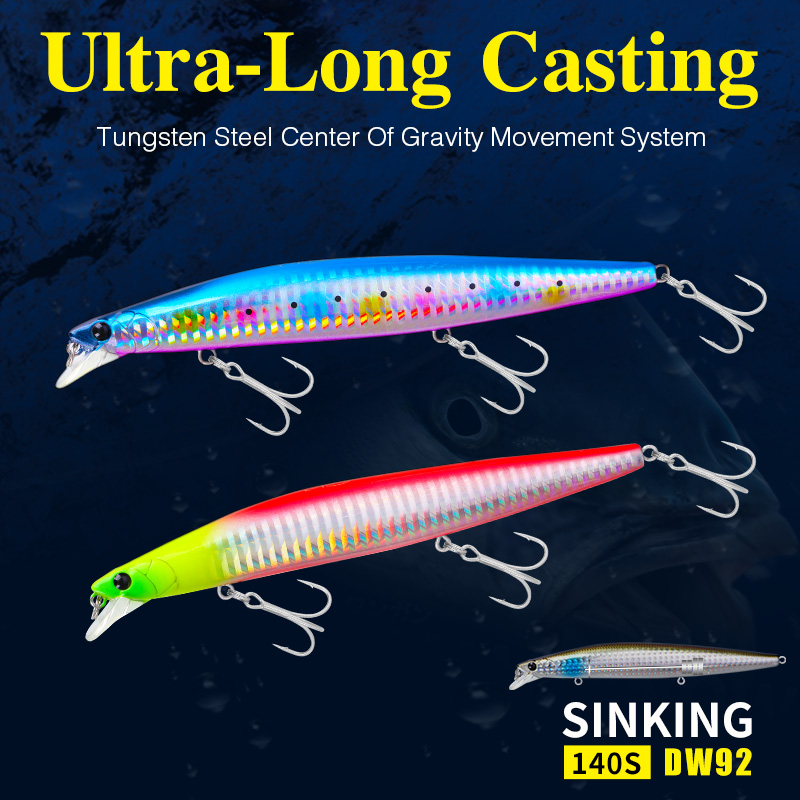 TSURINOYA Stinger 140S Fishing - Fishing Lure Jerkbait のレビューと価格