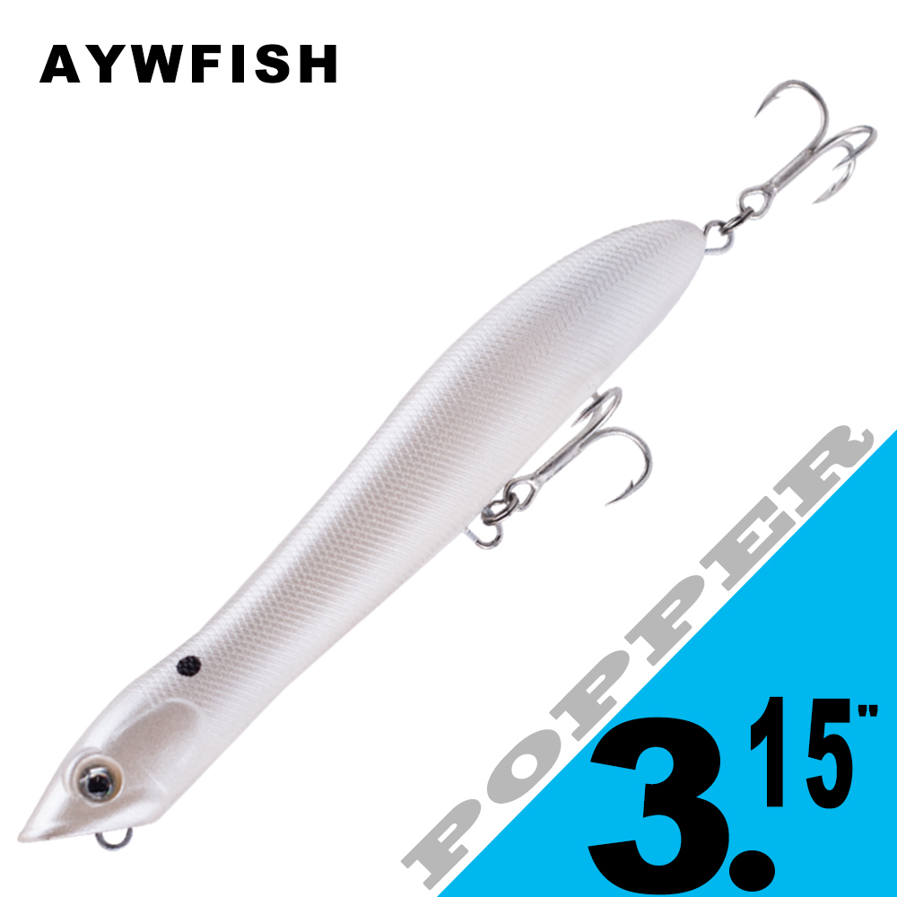 AYWFISH 8CM 6.2G Baby Popper F - Fishing Lure Popper のレビューと価格