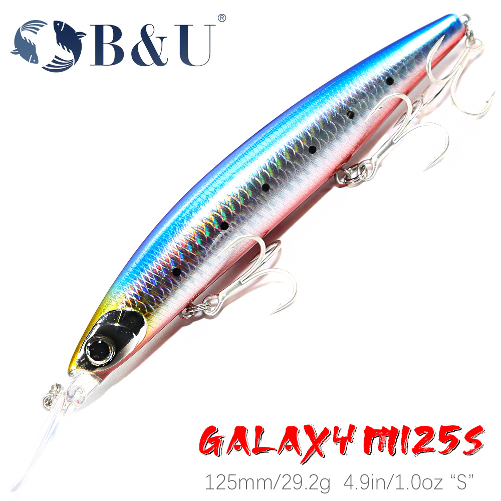 B&U 125mm Sinking Minnow Sea F - Fishing Lure Jerkbait のレビューと価格
