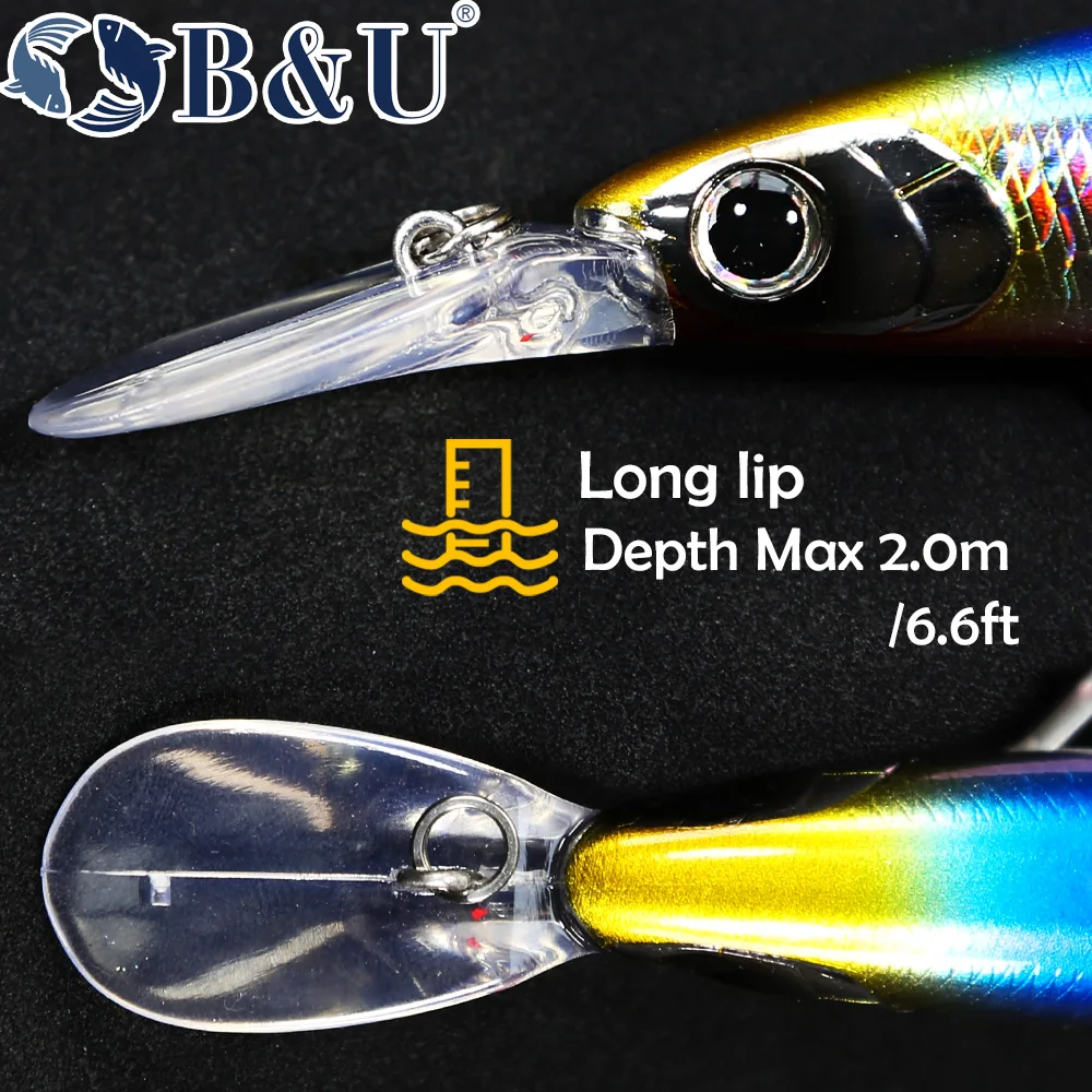 B&U 125mm Sinking Minnow Sea F - Fishing Lure Jerkbait のレビューと価格