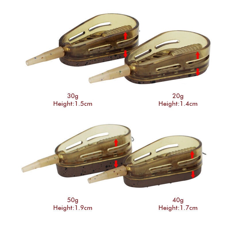5Pcs Embed Feeder for Fishing  - Fishing Lure Kit のレビューと価格