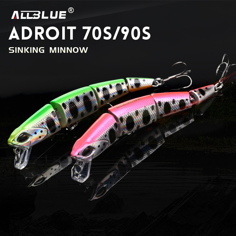 ALLBLUE Professional Jointed S - Fishing Lure Jerkbait のレビューと価格