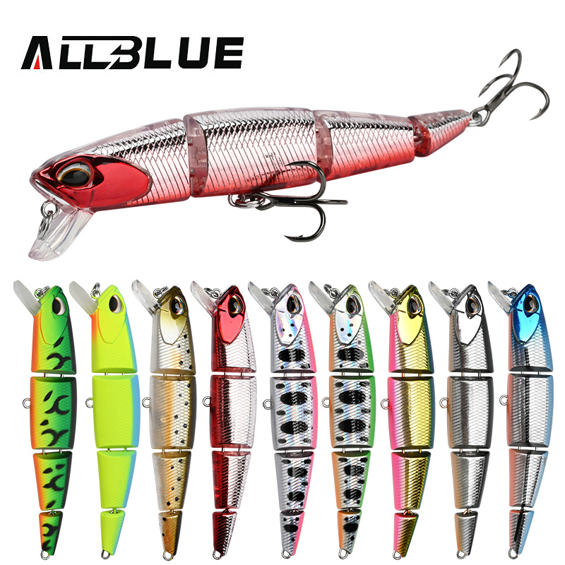 ALLBLUE Professional Jointed S - Fishing Lure Jerkbait のレビューと価格