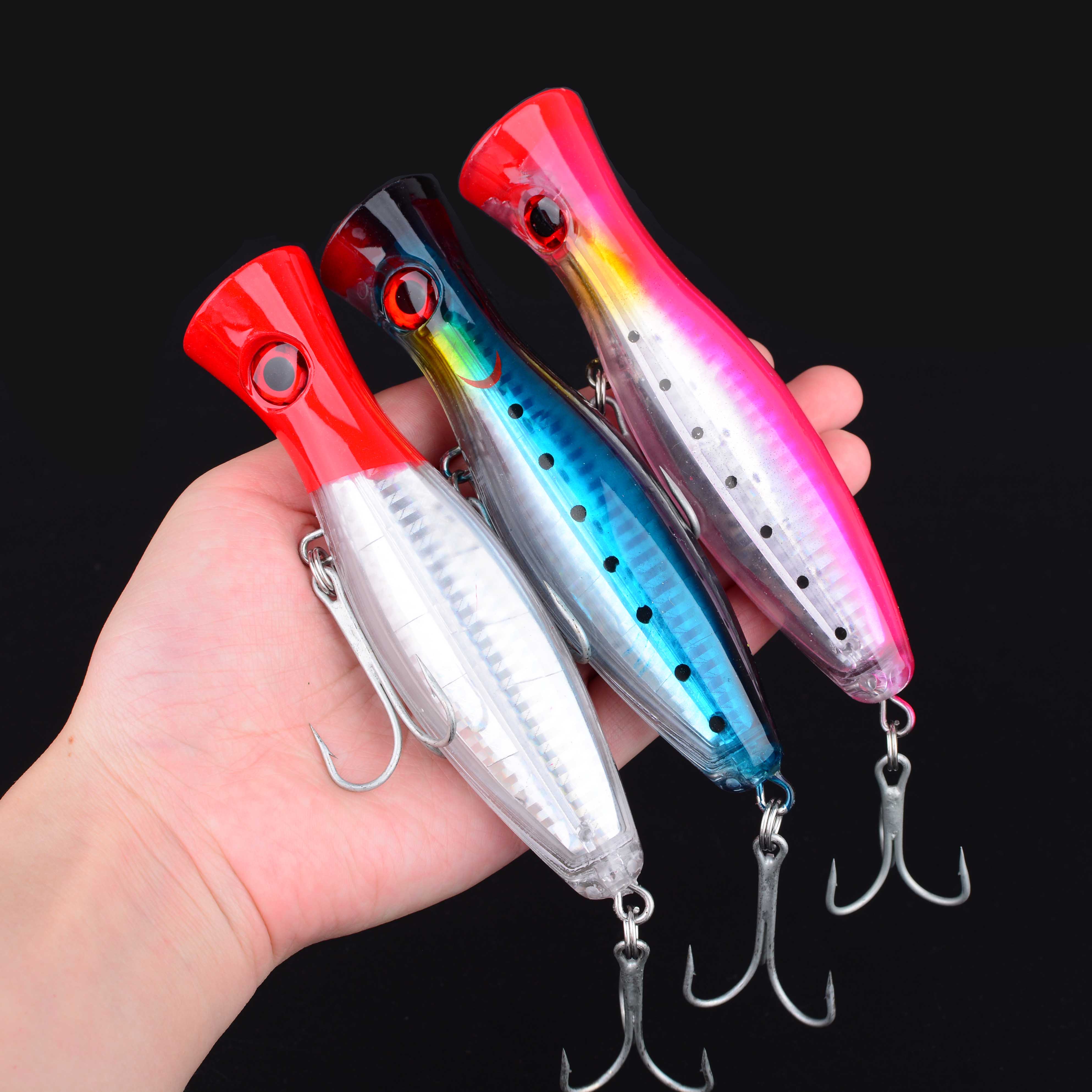 1pc 13CM 42g Big Popper Floati - Fishing Lure Popper のレビューと価格