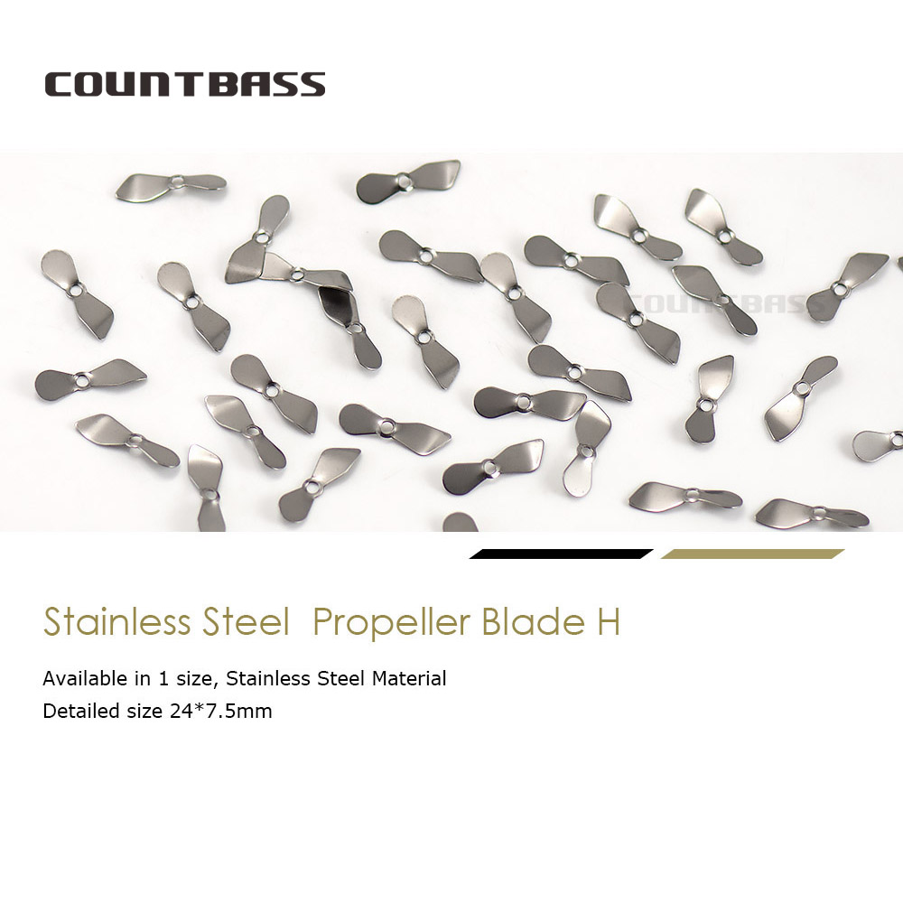 Countbass 50pcs Stainless Stee - Fishing Lure Blade Bait のレビューと価格
