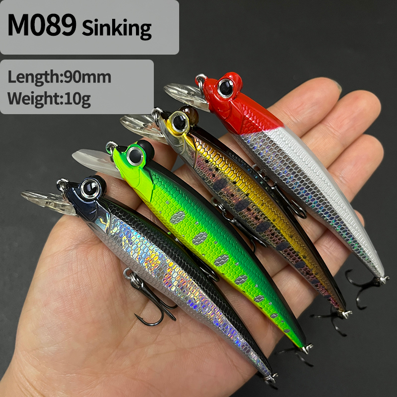 90mm 10g Slow Sinking Jerkbait - Fishing Lure Jerkbait のレビューと価格